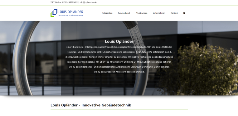 Website Louis Opländer
