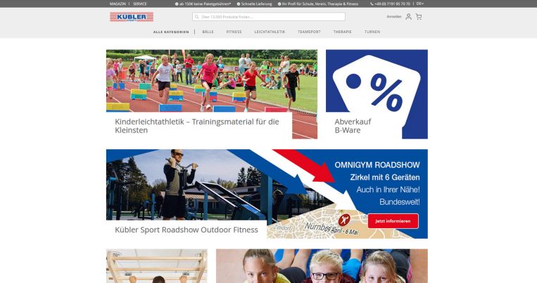 Onlineshop Küblersport